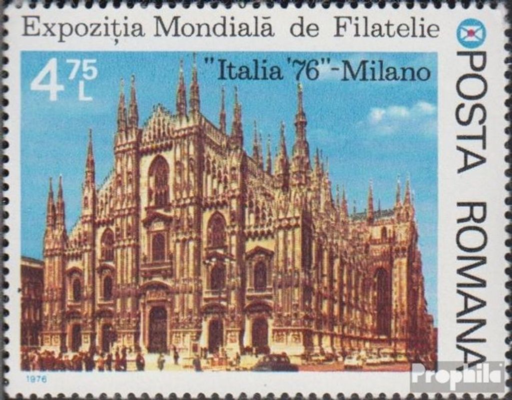 Briefmarken Rumänien 1976 Mi 3381 (kompl.Ausg.) postfrisch Briefmarkenausstellung