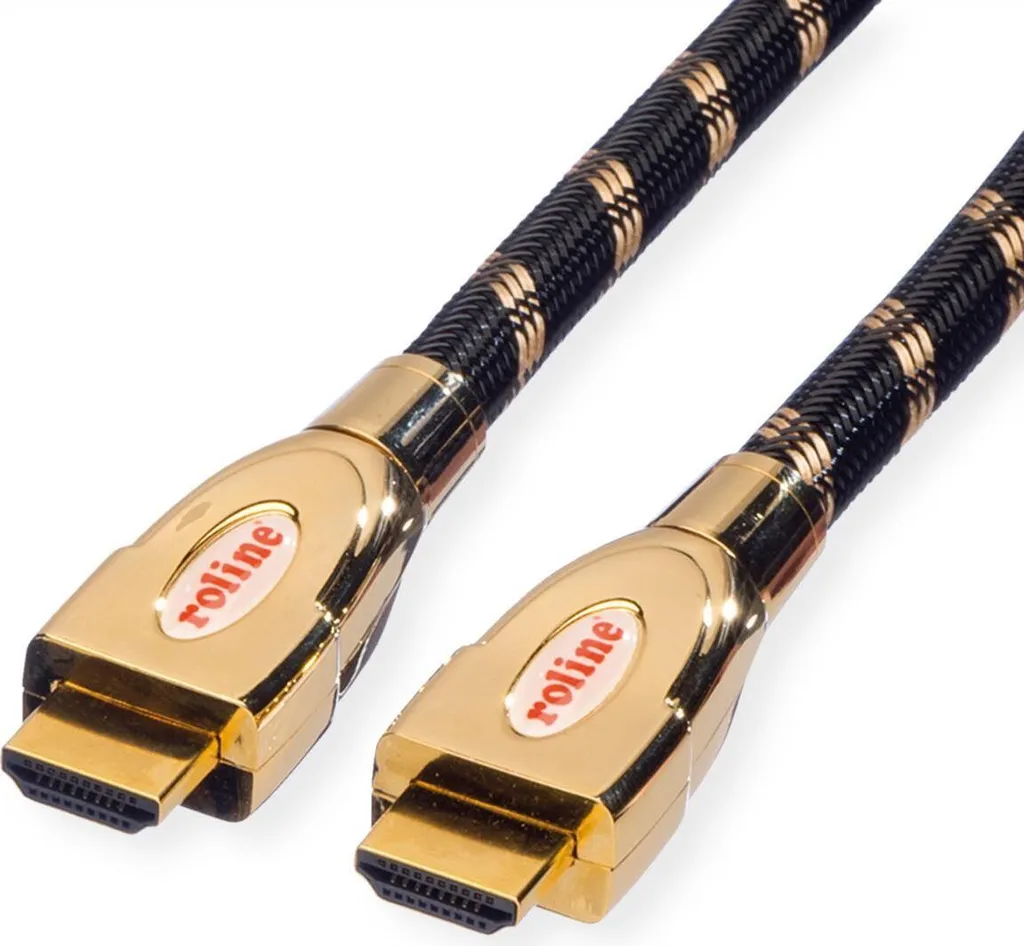 Cavo HDMI ROLINE GOLD 3m - Zero Lag 4K 60fps per Gaming