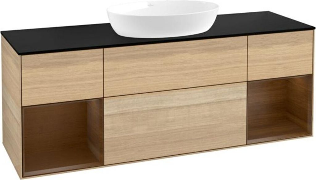 V&B Waschtischunterschrank Finion 160cm, Pl bla m, Reg wal ven, Oa ven