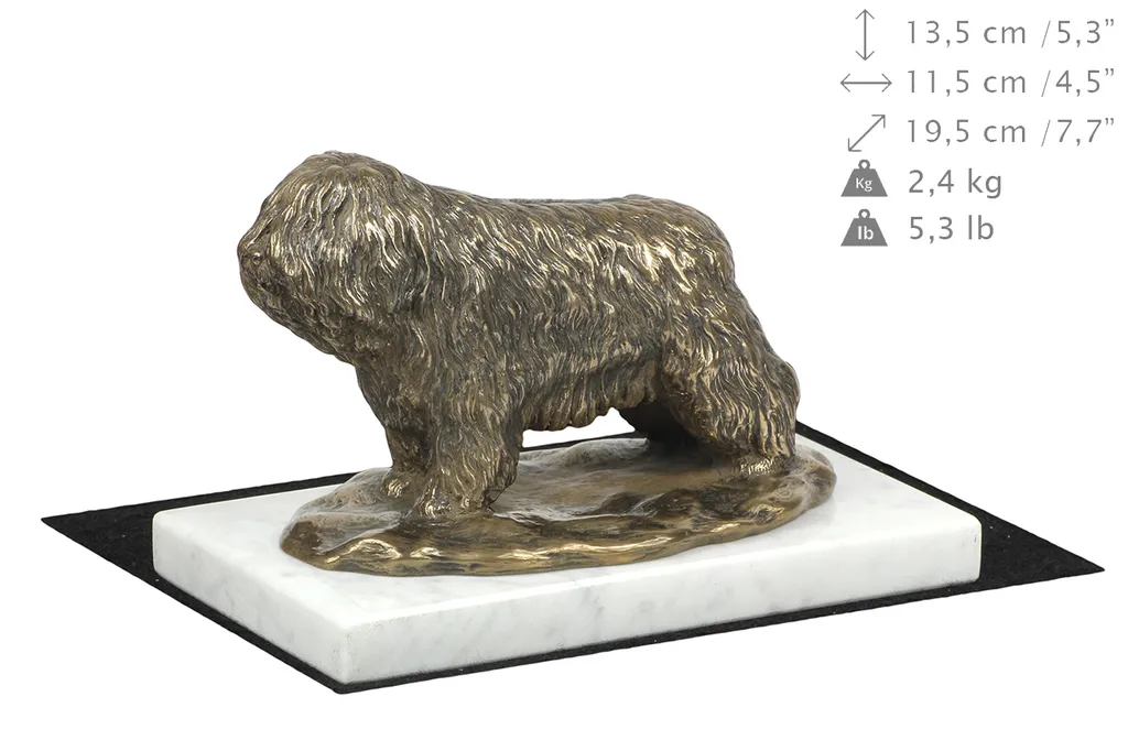 Trophée Chien Berger Polonais des Plaines PON Figurine Marbre Durable - 5