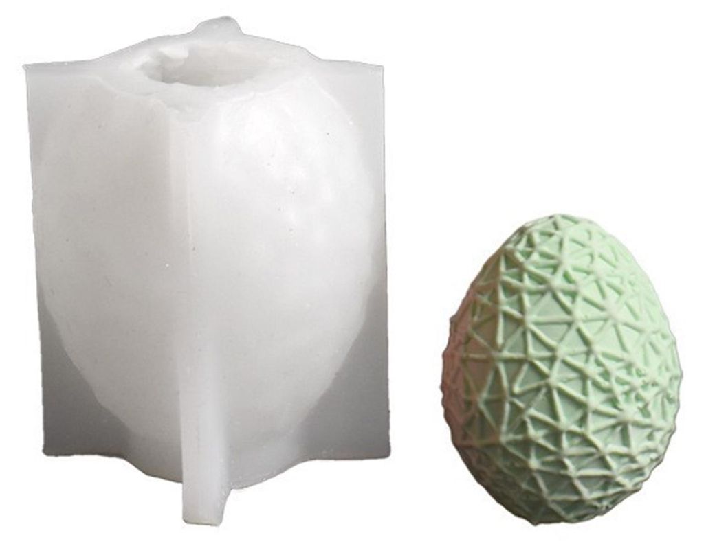 Osterhasen-Silikonform zum Selbermachen, gesichtsloser Hase aus Kunstharz und Gips, flexible, wiederverwendbare Kerzenform für Osterdekoration