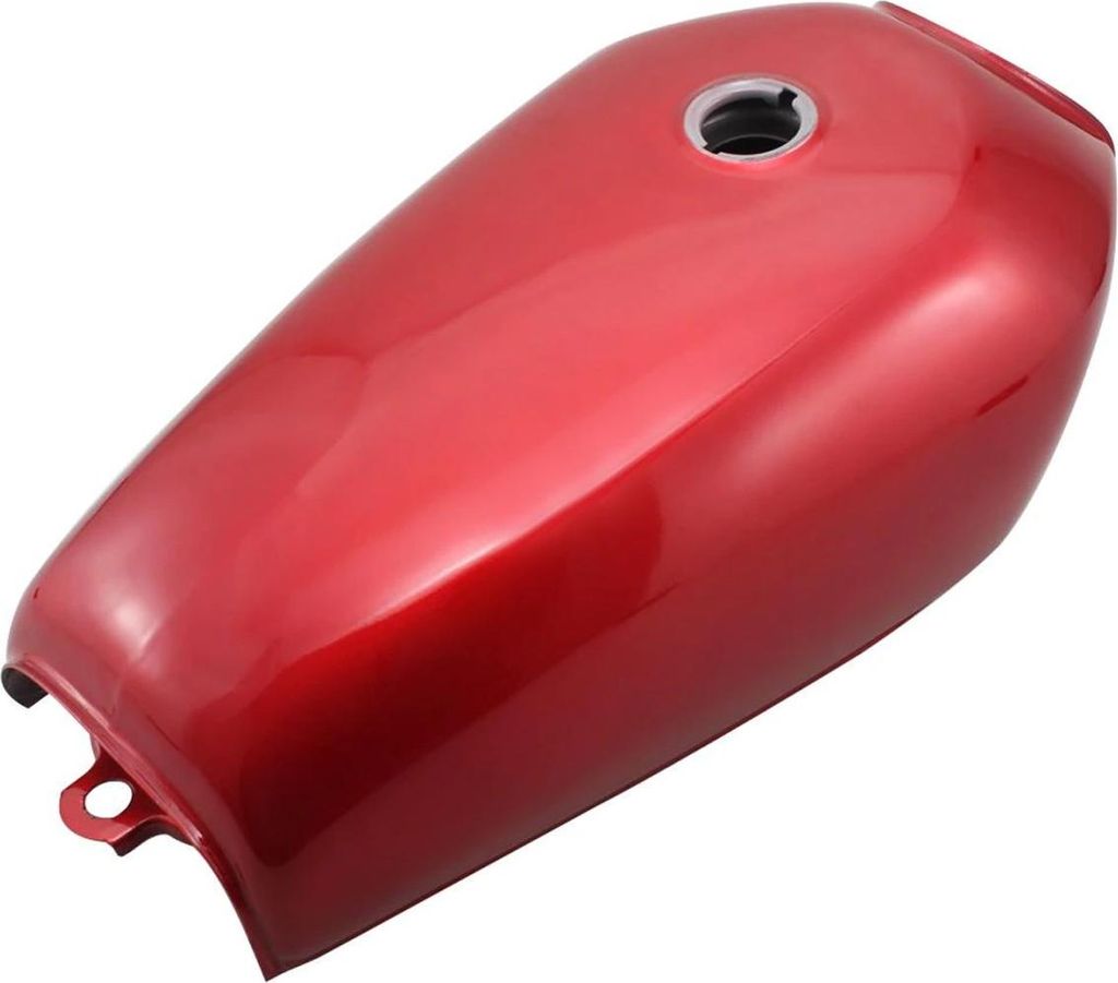 Tank für Honda CG 125 Benzin / Kraftstoff Tank 2.4 Gal rot