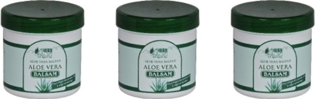 3 x Pullach Hof Aloe Vera Balsam Creme Feuchtigkeitsspendend 250ml