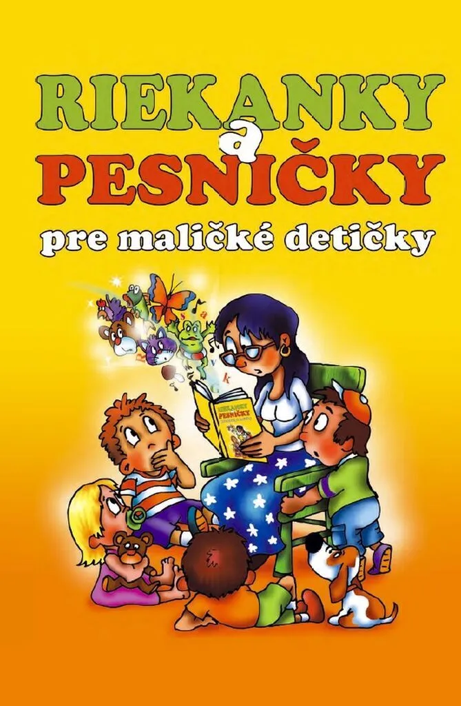 Recueil de comptines illustré Riekanky a pesničky pour l'éveil enfant