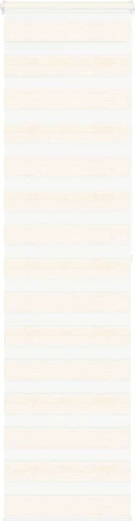 Maison Exclusive - Doppelrollo Marmorbeige 65x200 cm Stoffbreite 60,9 cm Polyester