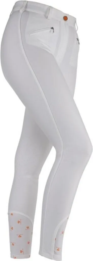 Aubrion Thompson ER884 Culotte Équitation Blanche Stretch 13 ans