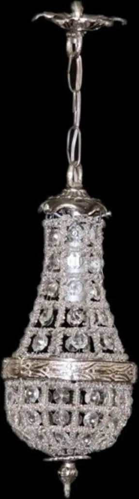 Lampada Barocca Casa Padrino Cristallo/Argento 30cm - Offerta Online