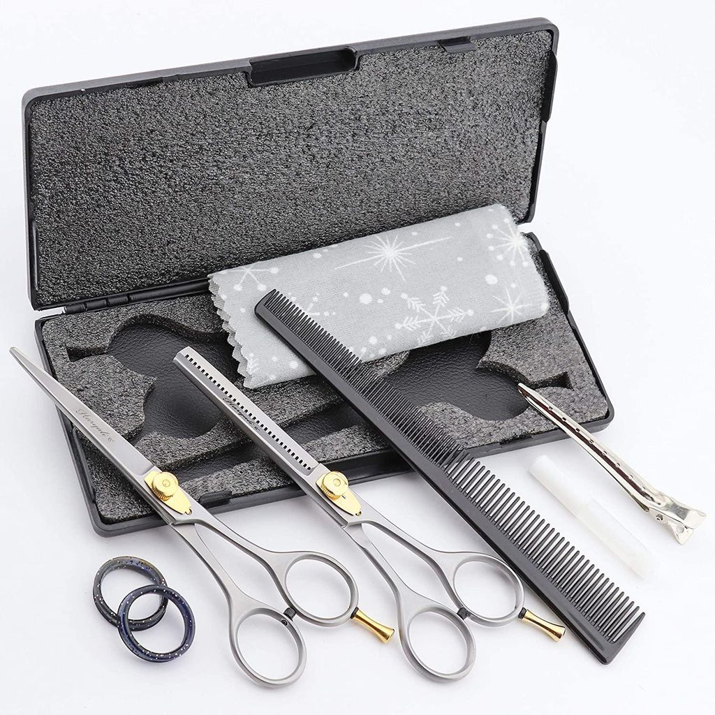 Haarschere Perfektes Friseur-Haarscheren-Set Schneiden und Produktbild 