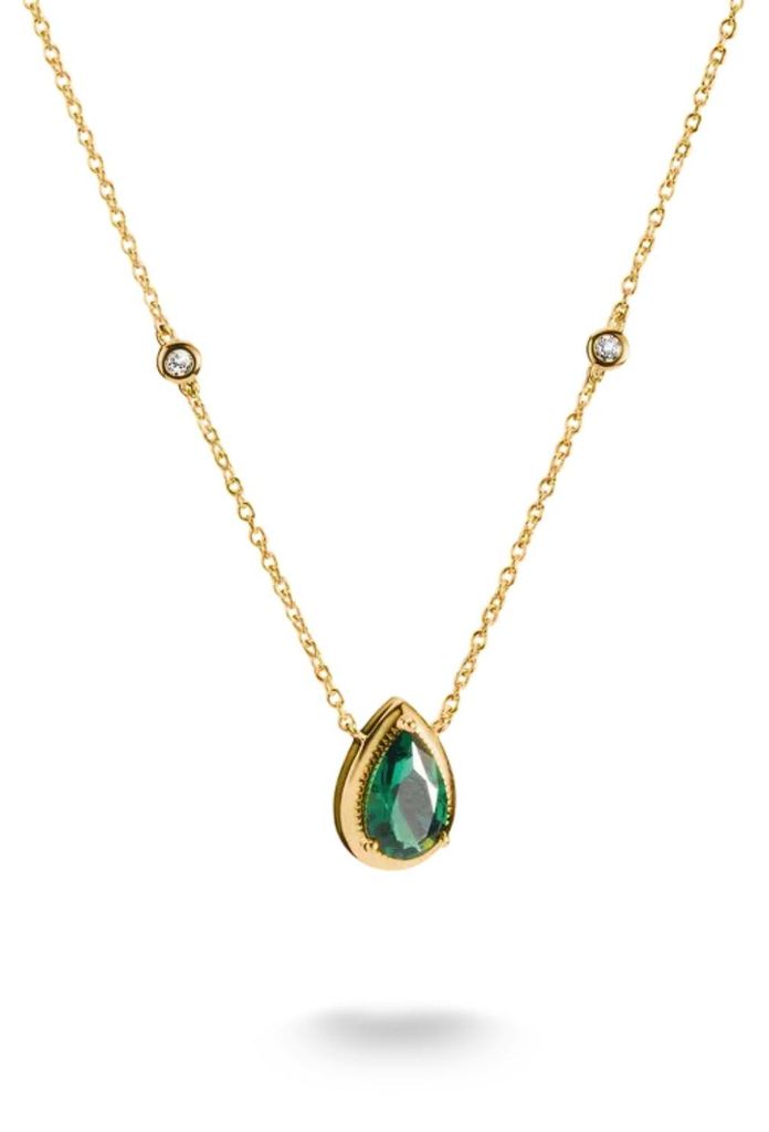 Thomas Sabo KE2331-971-6-L50V Damen-Kette Elyndra Grüner Produktbild 
