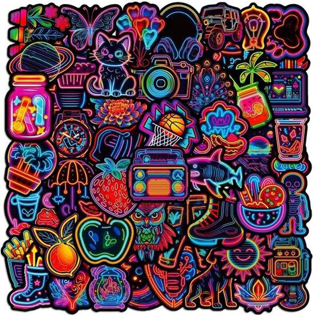 Motivierende Sprüche in einem 50er Sticker-Sets, für robuste, kühle DIY-Label, laptop, Handy, Gitarre, Kinder, Mädchen, Jungen, Fotoalbum, Tage...