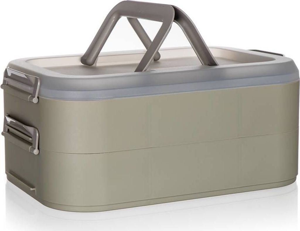 BANKETT Party Box KULINARISCH 40 x 28 x 17,8 cm, Latté voll
