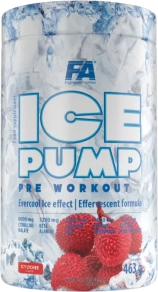 FA Nutrition | ICE Pump / Evercool Pre-Workout Icy Lychee