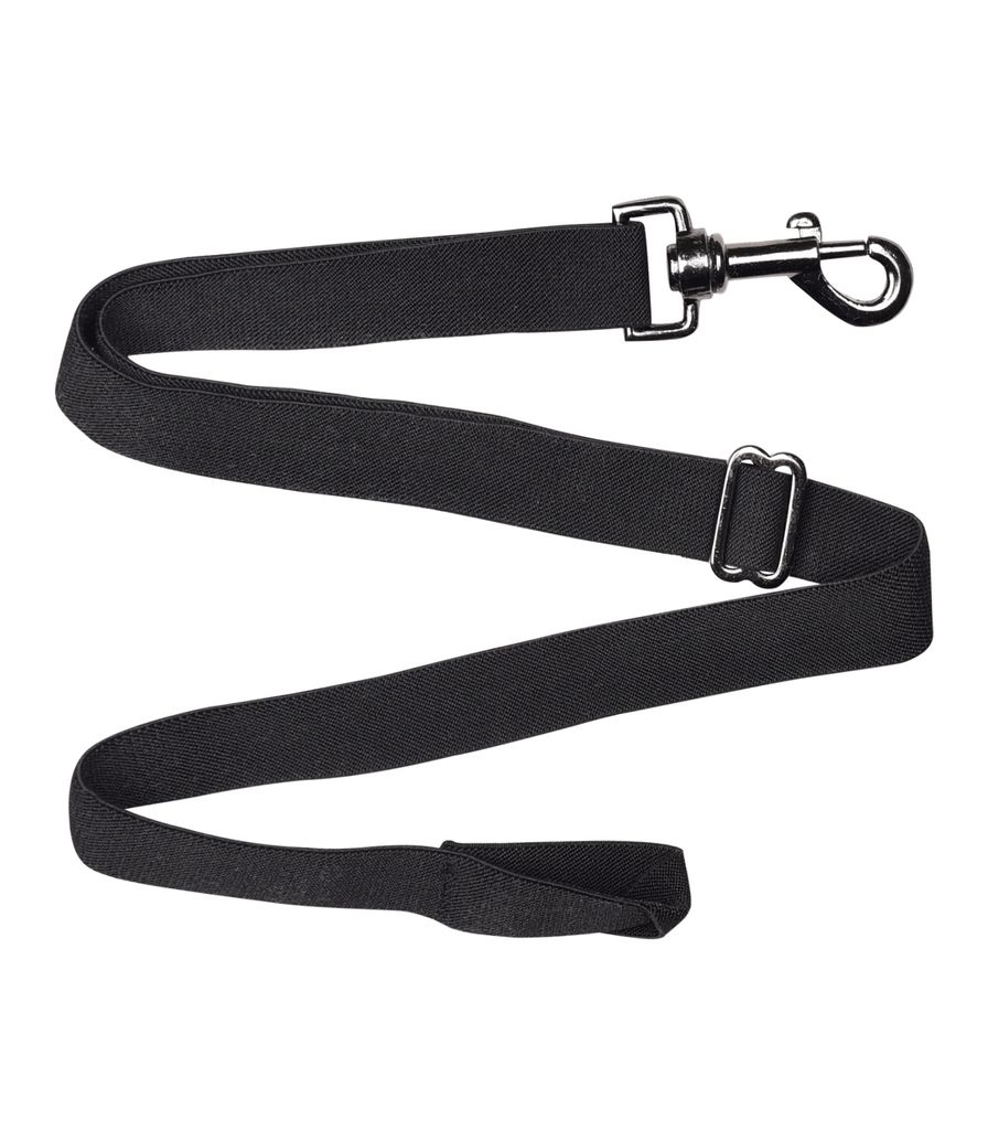 Beinschnüre m. Karabiner, elastik, schwarz Produktbild 