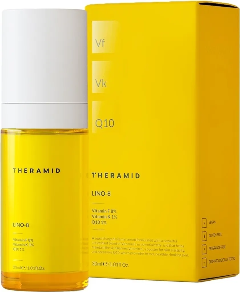 Anti-Rougeurs et Antioxydant Theramid Lino 8 Vitamines Soin 30 ml