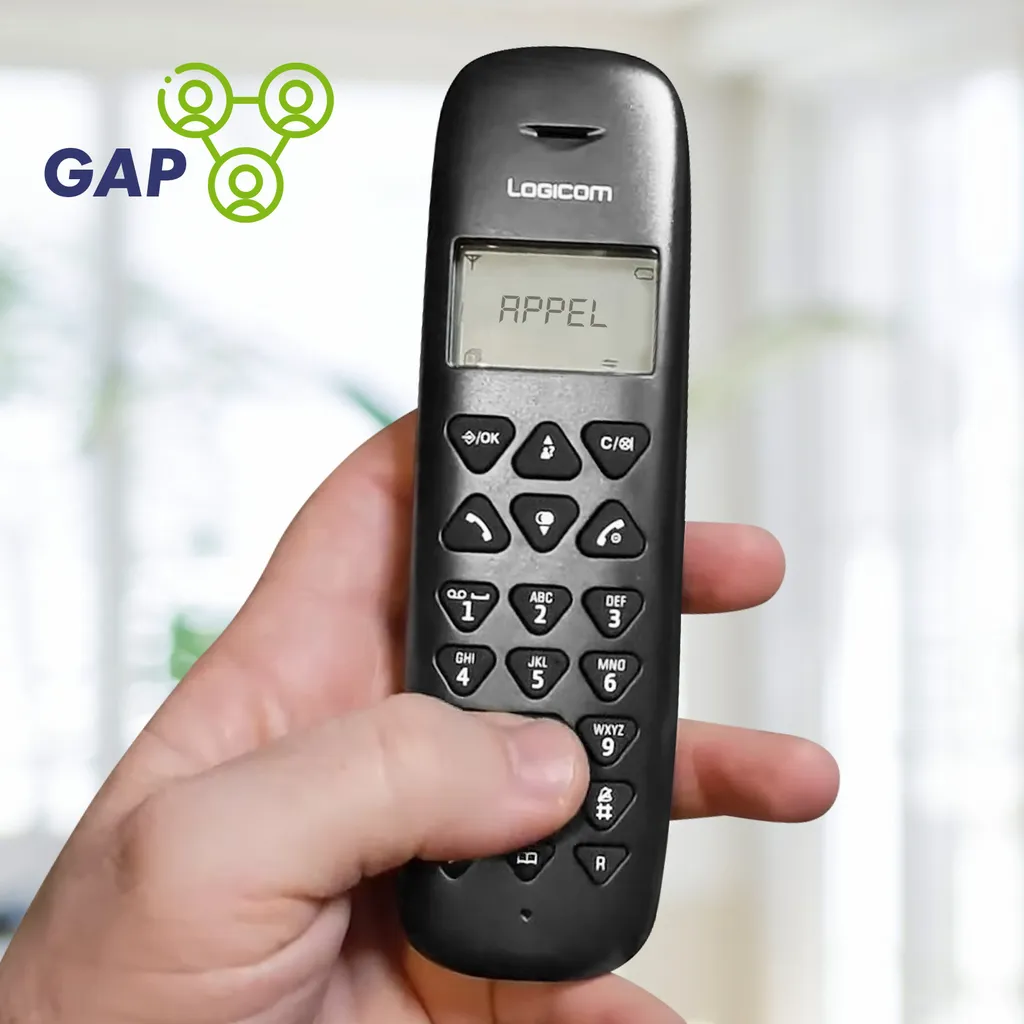 Téléphone fixe Logicom Vega 155T Noir : ne manquez plus aucun appel important