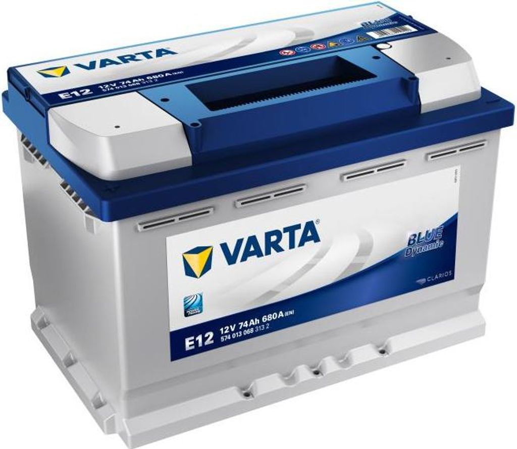 VARTA E12 Blue Dynamic 12V 74Ah 680A Autobatterie 574 013 Produktbild 