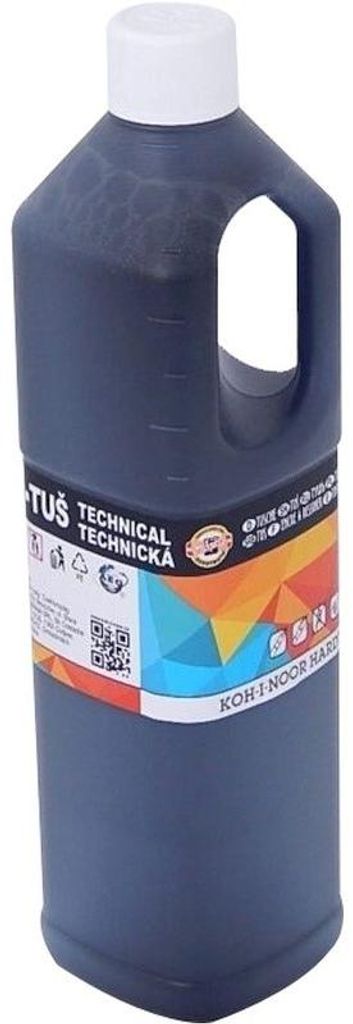 Tuš technická Koh-i-noor, 1 kg, černá Zdjęcie produktu 
