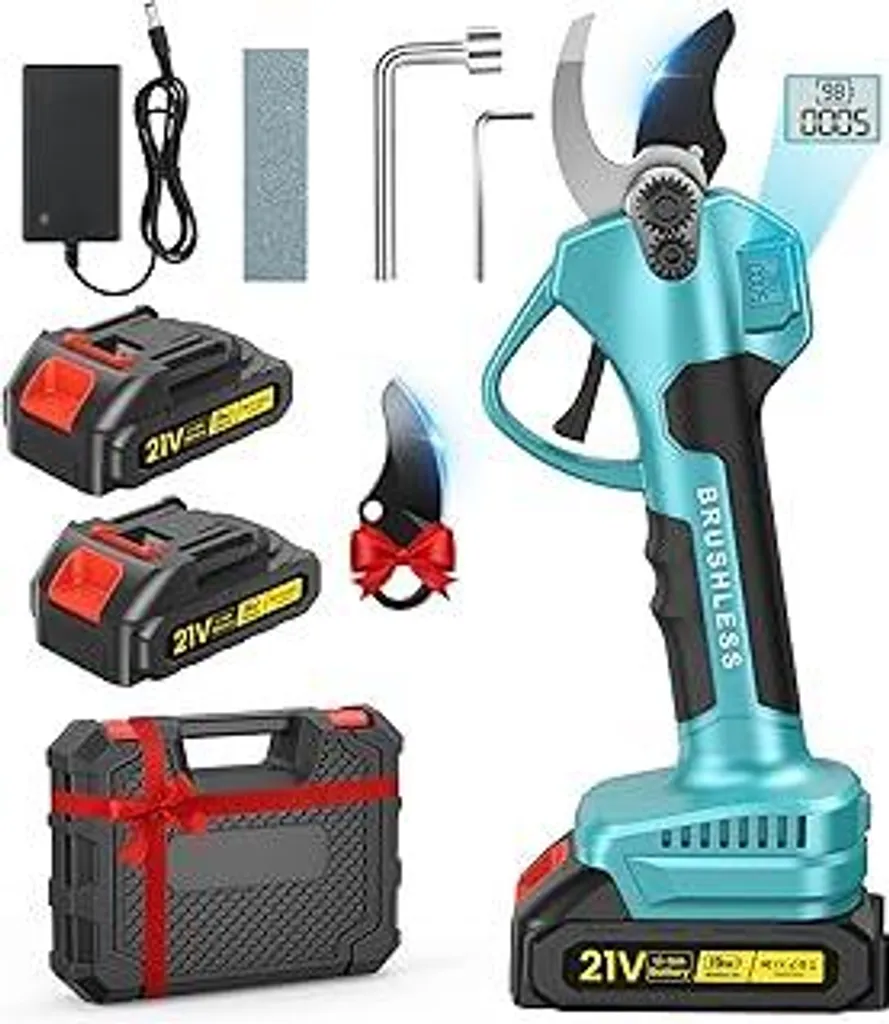 Forbici per Potatura a Batteria 35mm Brushless 1000W LCD Makita