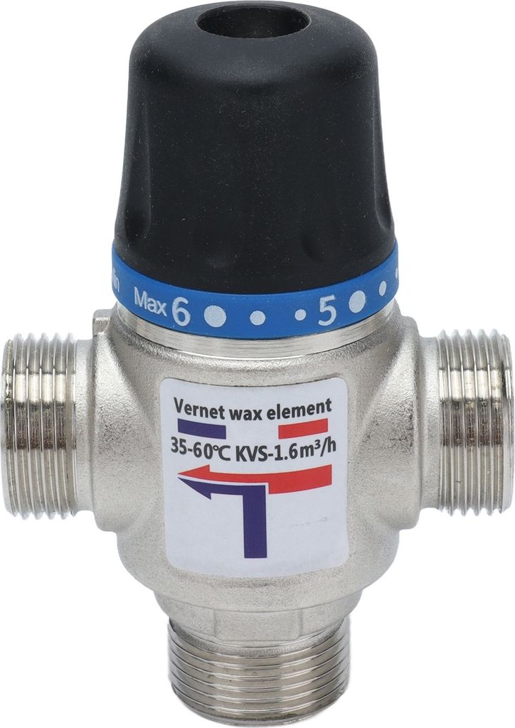 Thermostatisches Mischventil,Mischventil,Thermostatisches 3-Wege-Mischventil,Wassertemperaturregelventil,3-Wege-Mischventil,Mischventil für warmes...