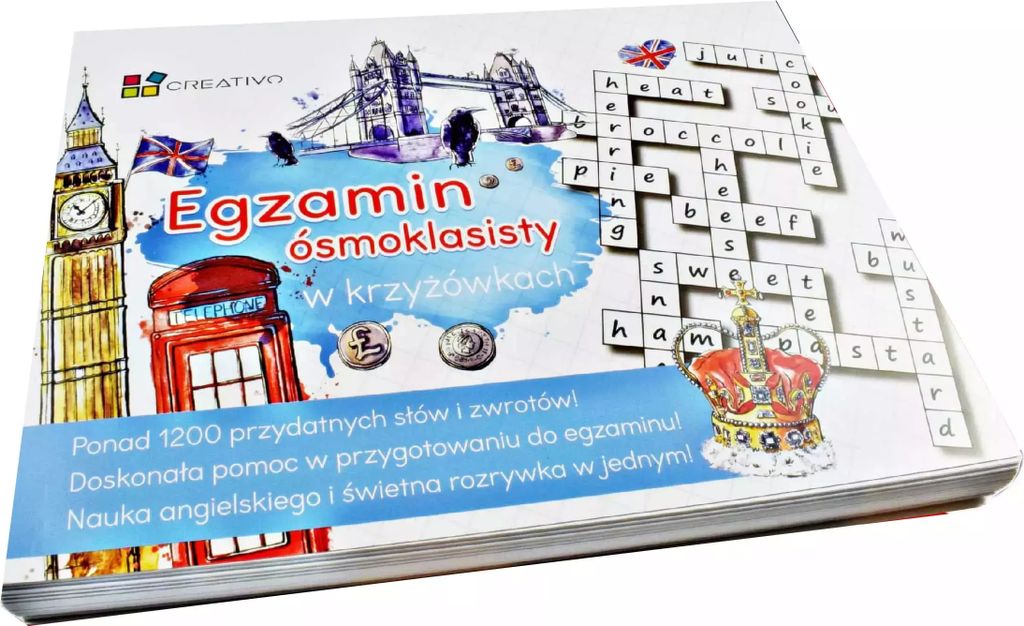 Egzamin ósmoklasisty z języka angielskiego w krzyżówkach - Paweł Dwornik (Lehrmittel auf Polnisch)