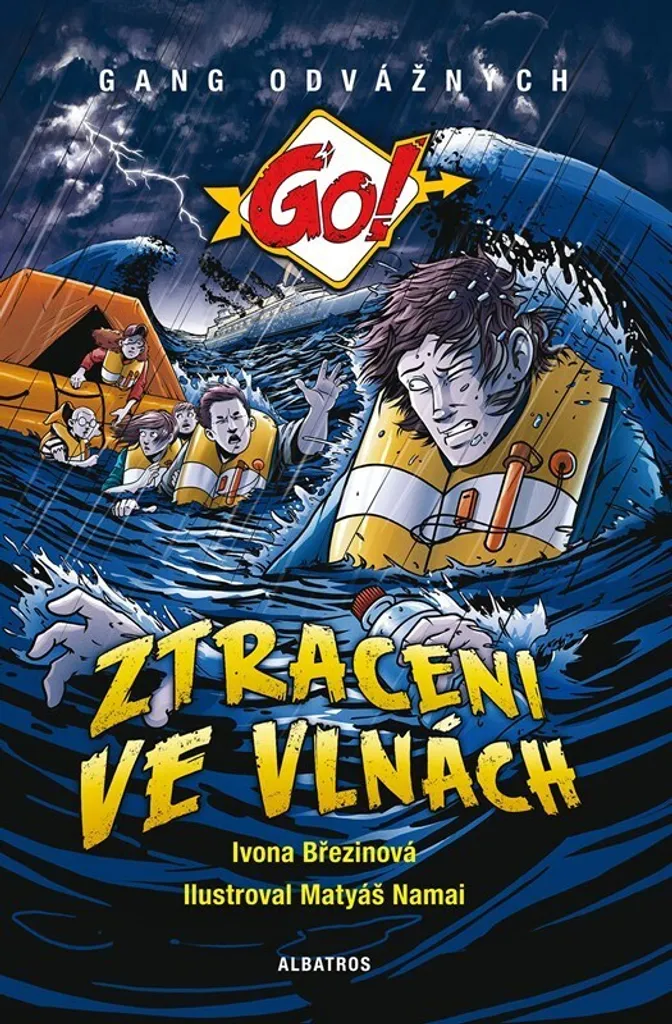 Ztraceni ve vlnách Ivona Březinová - Livre illustré avec conseils de survie