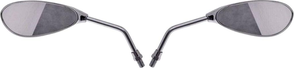 Motorradspiegel paar 'Tropfen' Chrom 8MM MP103-1 M8 f?r Yamaha