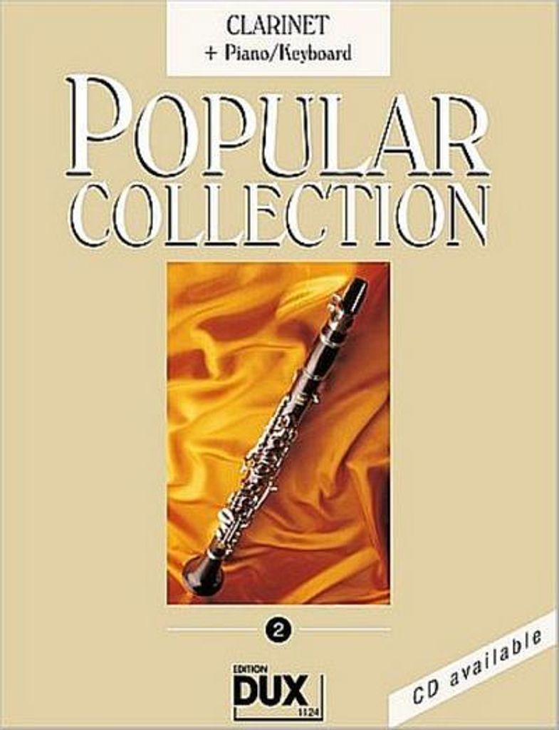 Popular Collection 2. Clarinet + Piano / Keyboard