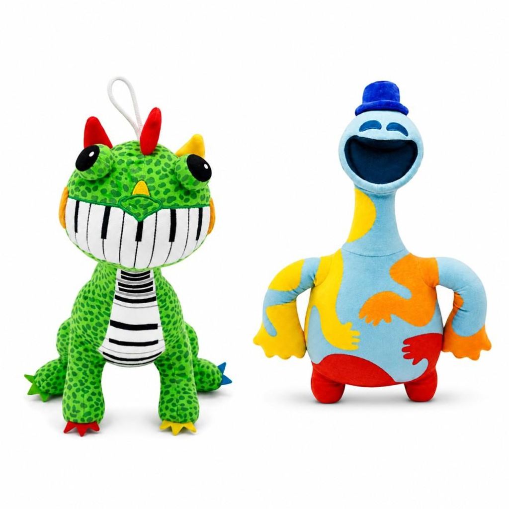 Wiztex Doey Pianosaurus Knuffelset, speelgoedfiguur - Doey Productafbeelding 