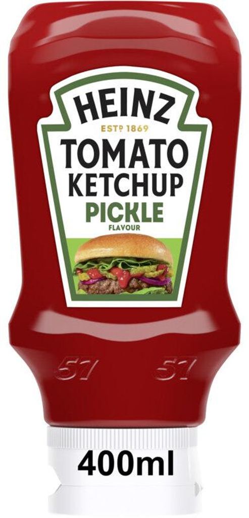 Ketchup aux tomates Heinz au goût de concombre, 400g - Image du produit 