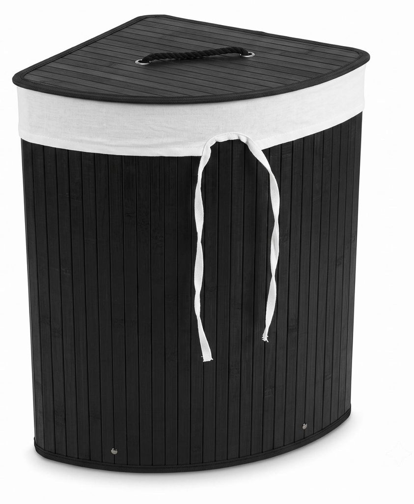 Kosz na pranie bambusowy, 60 L Zdjęcie produktu 