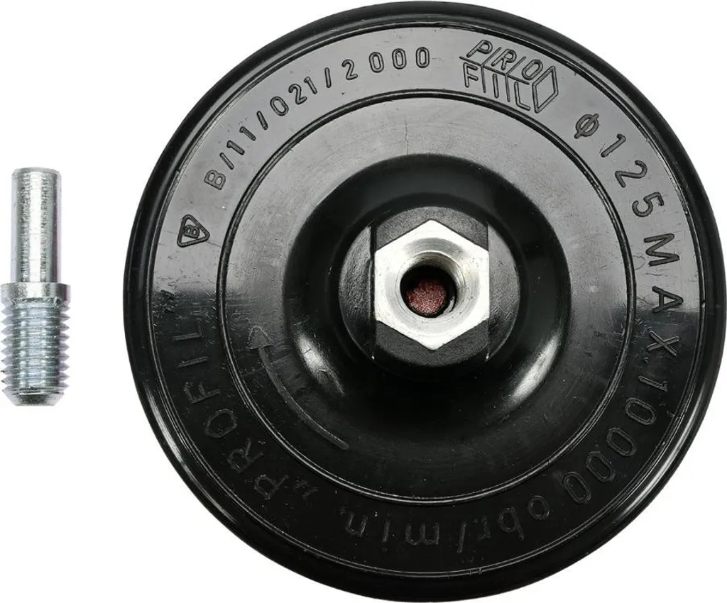 Plateau support VOREL 08501 flexible 125 mm pour ponçage et polissage