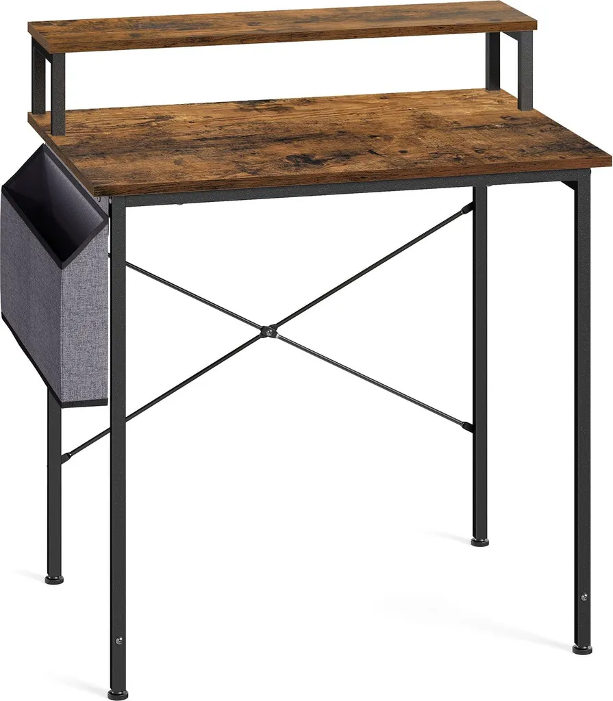 Table de bureau compacte pour ordinateur et petit espace de travail