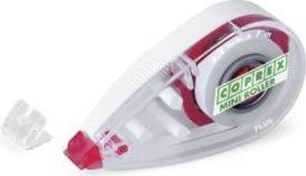 Lebez 8090 Korrektur-Band 7 m Rot, Weiß