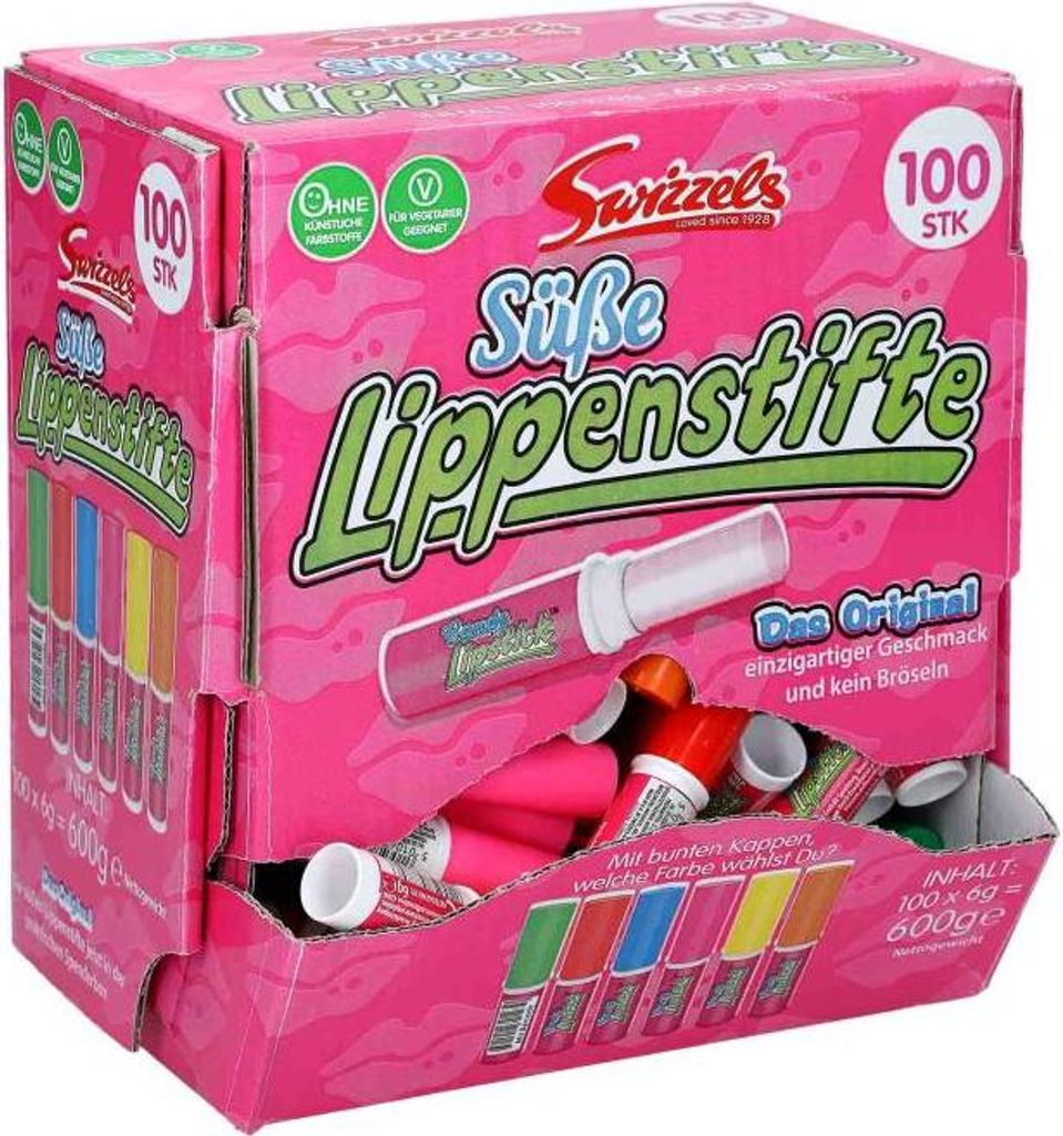 Swizzels Süße Lippenstifte 100er Produktbild 