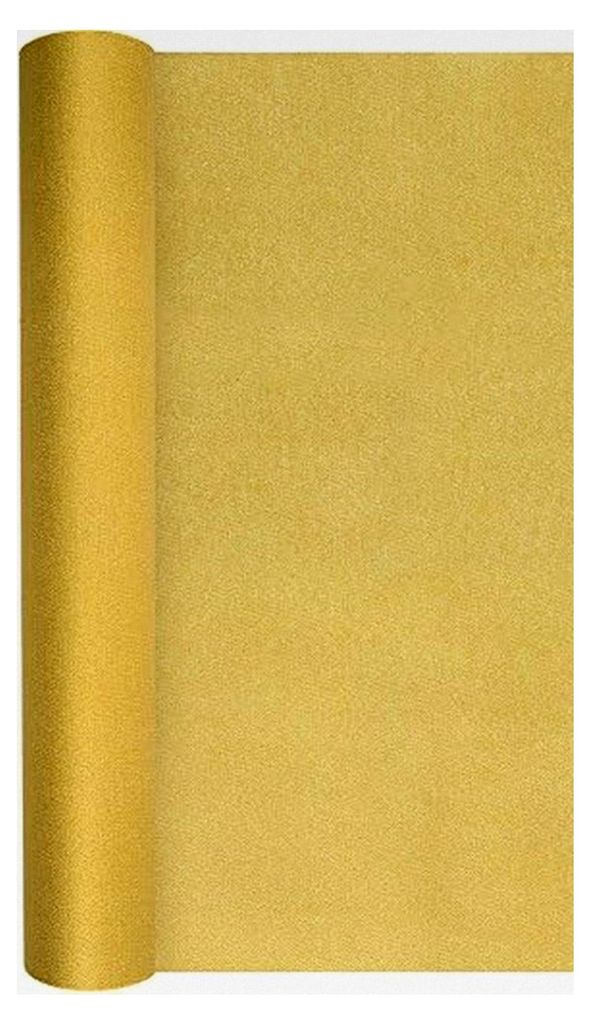 Tischband Uni Gold / einfarbig / Airlaid / 40cm x 4,90m