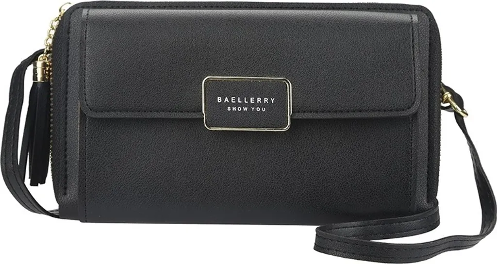 Portafoglio Donna Baellerry Xénia Nero Elegante - Spazio e Stile KP12755