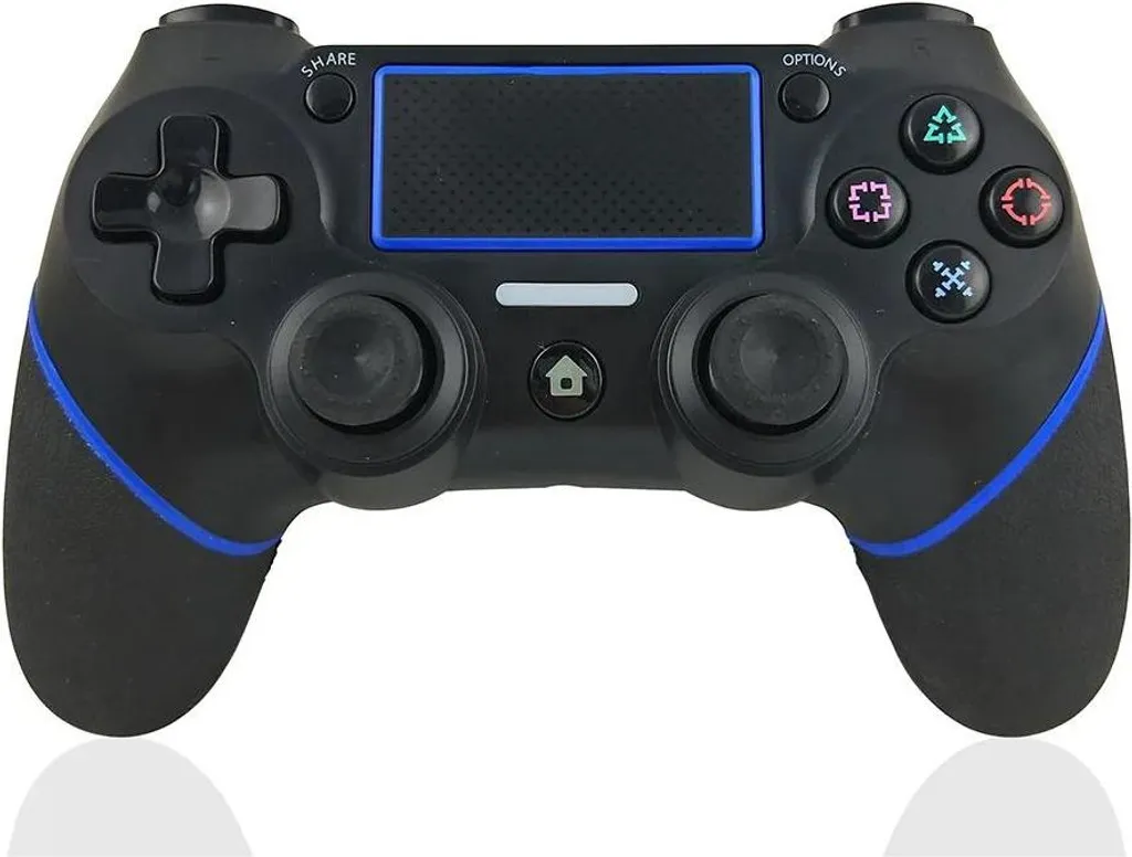 Manette de jeu Bluetooth sans fil pour PC avec gyroscope 6 axes Blanc