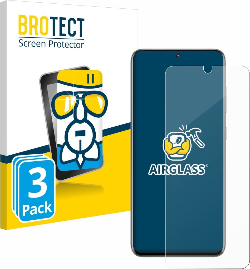 3x BROTECT Schutzglas für Samsung Galaxy S20 Schutzfolie Panzer Folie Glas Display Schutz klar