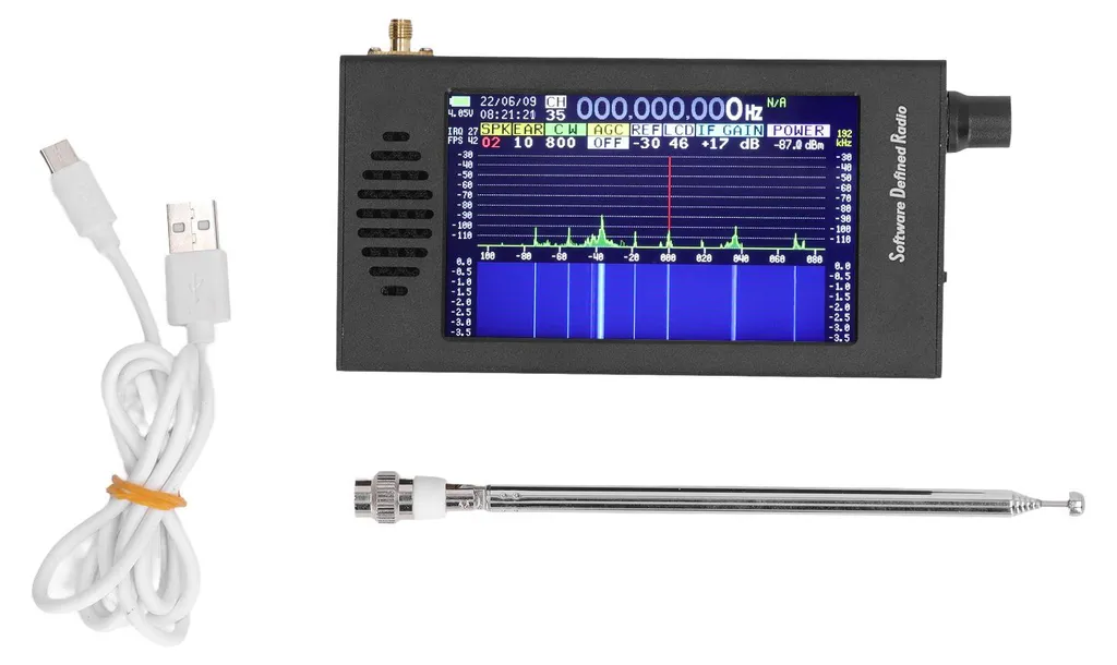 Récepteur Radio DSP SDR Sans Interférence avec Écran Tactile 4,3"