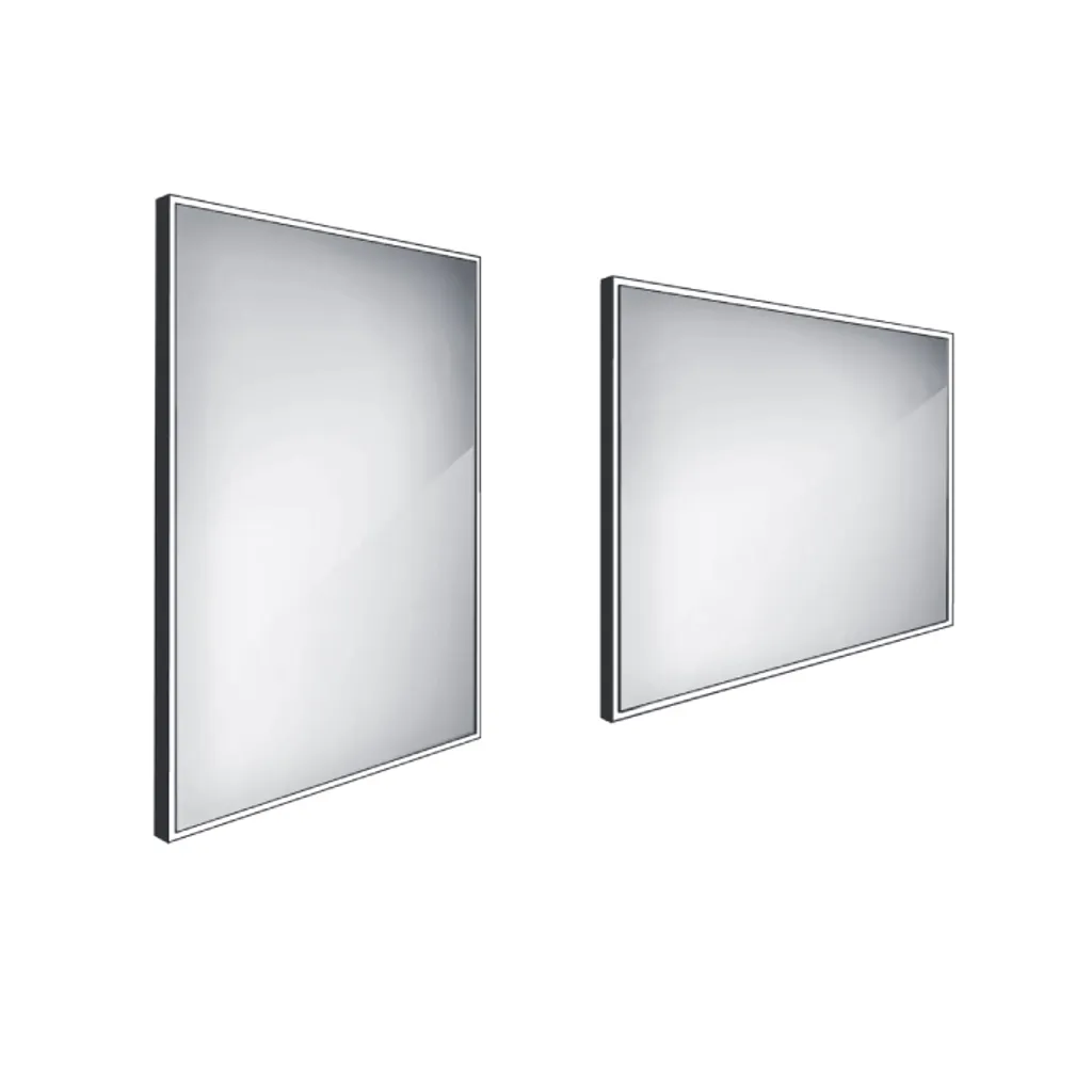 Miroir LED de Salle de Bain 60x80 cm Idéal Maquillage et Rasage Nimco
