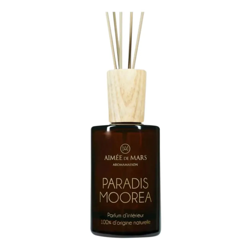 Bâtons de parfum d'intérieur 100ml Paradis Moorea longue durée de vie