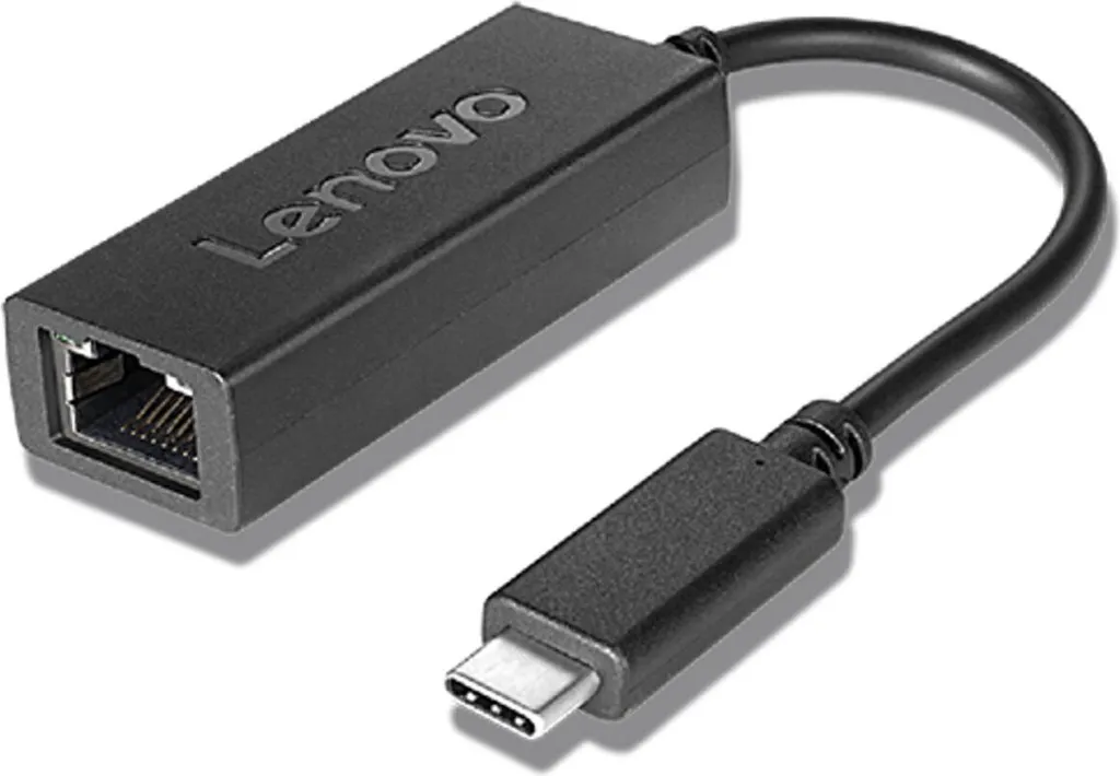Lenovo Adattatore USB-C a Ethernet 4X90S91831 | Supporto PXE & WOL