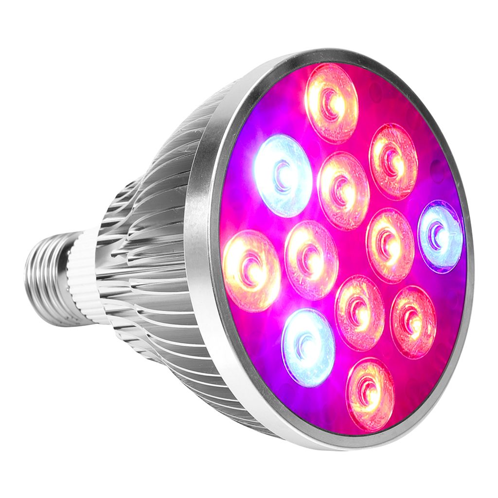 LED-Pflanzenlicht Pflanzenlampe E27 Vollspektrum Wachstumslampe Grow-Glühbirne 