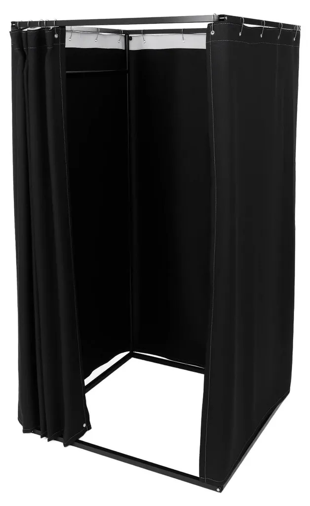 Vestiaire mobile pour boutique 100x200 cm - Cabine d'essayage autoportante