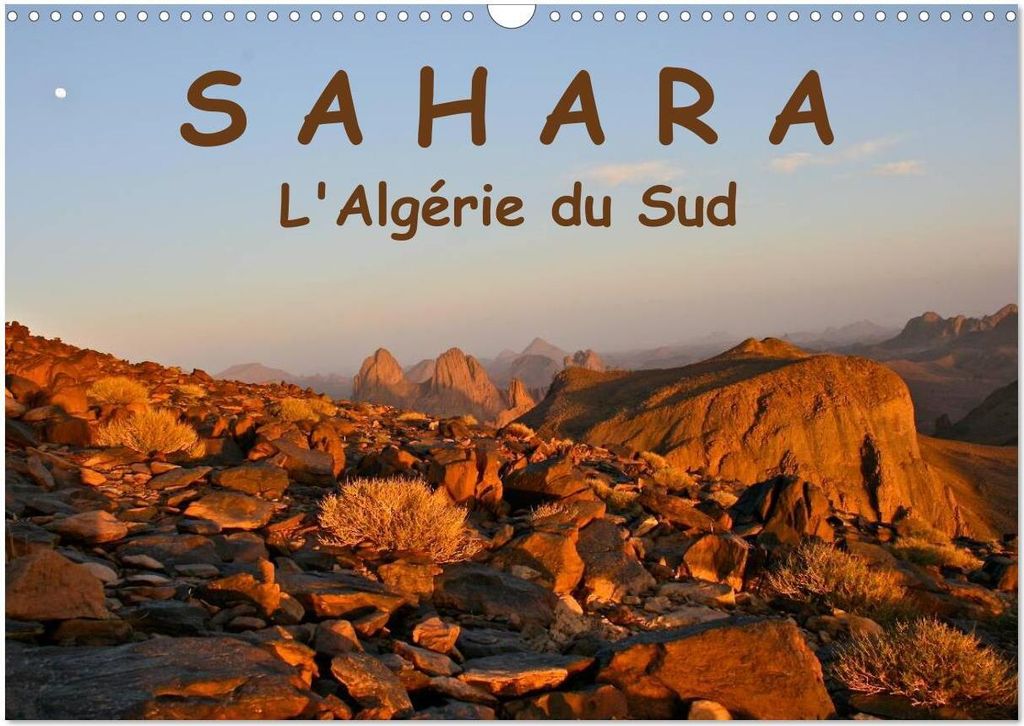 LE SAHARA L'Algérie du Sud (Calendrier mural 2026 DIN A3 vertical), CALVENDO calendrier mensuel