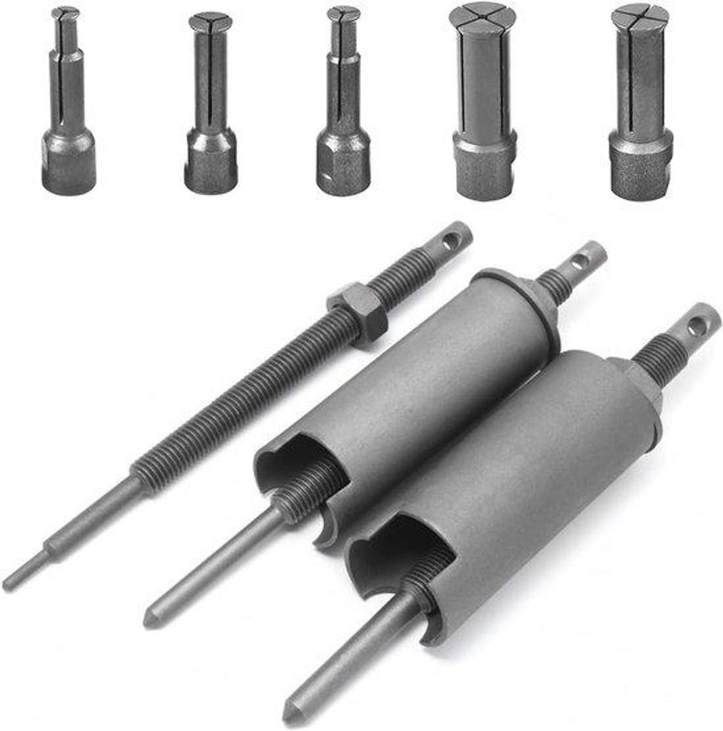 Kogellagertrekkerset 9-23 mm, motorbehuizing, binnenlagergereedschap, wiellagertrekker, 8-delig, voor motorfiets en generator