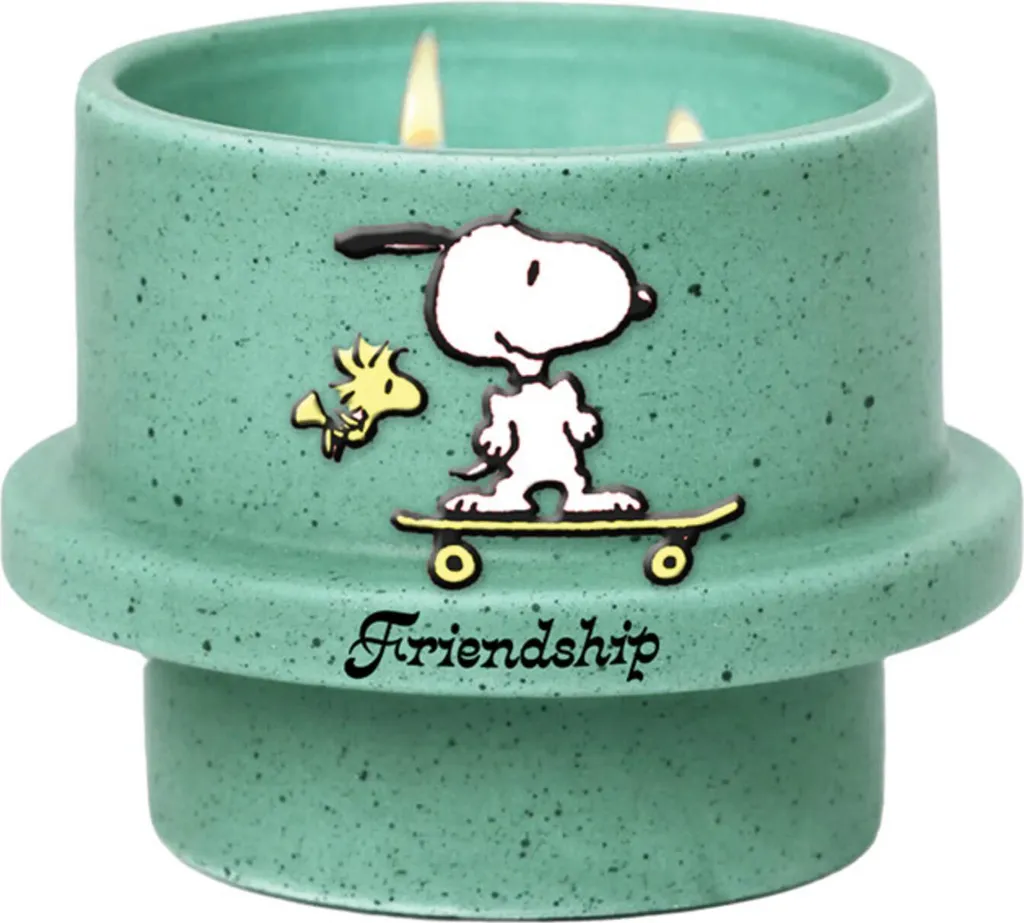 Bougie décorative Peanuts Friendship 200g - Ambiance cosy et douce