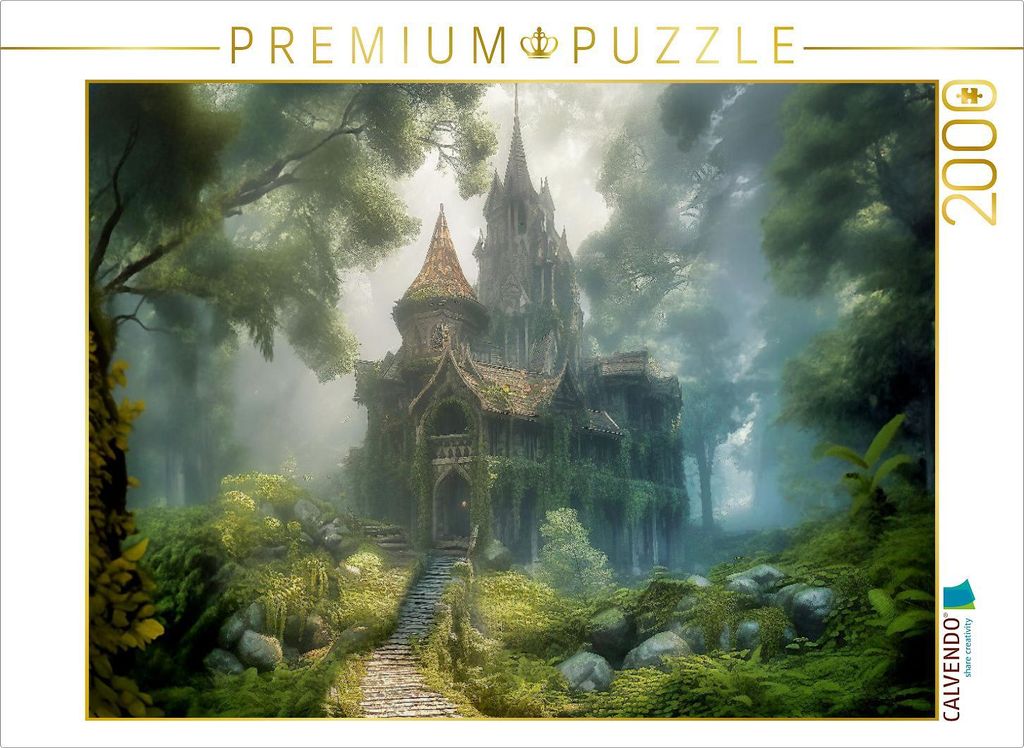CALVENDO Puzzle Ein Motiv aus dem Kalender Im Reich der Elben | 2000 Teile Lege-Größe 90x67cm Foto-Puzzle für glückliche Stunden