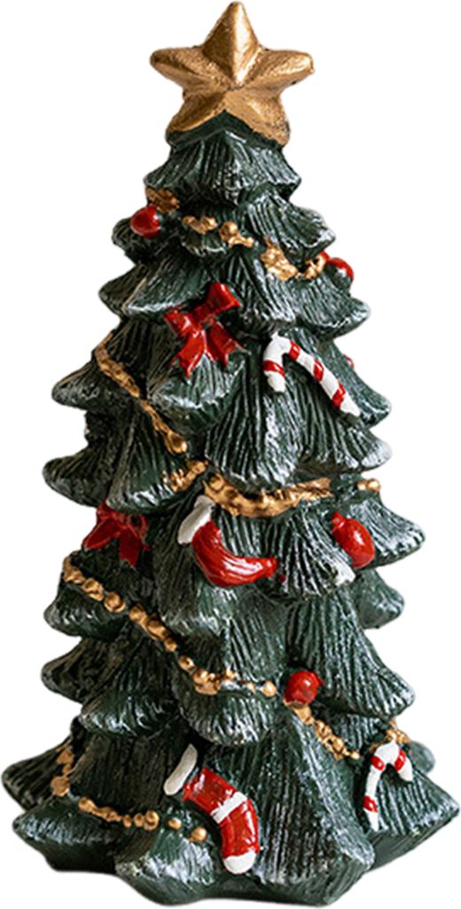 Weihnachtsbaum Ornament Mini Harz Weihnachtsbaum Tischdekoration Urlaub Home Party Dekoration Foto Prop Mitte
