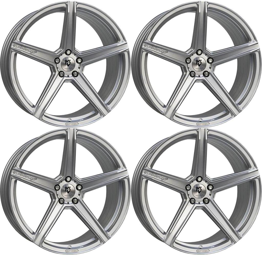 MB Design Felgen KV1S 9.0Jx21 ET 37 5x108 Diamant Silber 4-KV1S9021375EZ-S2 kompatibel mit Jaguar E-Pace F-Pace XF